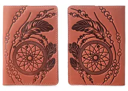 Шкіряна обкладинка на паспорт SHVIGEL 9,5х13 см acs0014716 - мініатюра 4