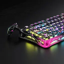 GravaStar Клавіатура механічна Mercury V75 Pro 80keys, Magnetic Jade Gaming, 8K, USB-A, RGB, Neon Graffiti - мініатюра 5