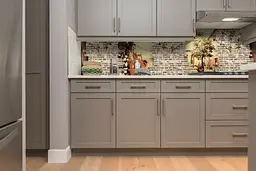 Кухонний фартух Цегляна кладка вінілова наклейка Прованс цегла Коричневий 60х300 см Happy Pocket Z180690 - мініатюра 5