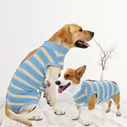 Післяопераційна попона Derby Blue Stripe, M
