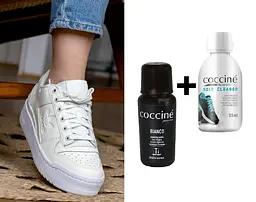 Набір для догляду за білими взуттям Coccine sneakers sole cleaner 125мл + COCCINE BIANCO 75мл - мініатюра 6
