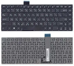 Клавіатура для ноутбука Asus VivoBook (S400CA, S451, S401) Black, (No Frame) - мініатюра 3