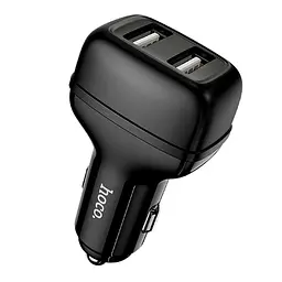 АЗП Hoco Z36 Leader 2.4A (2USB-A) Чорний