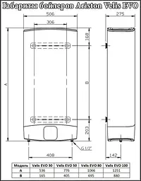 Водонагрівач VLS EVO 80 EU 3626146 (3626146) - мініатюра 8