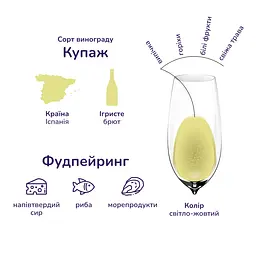 Вино ігристе Felix Solis Provetto Bianco Brut, біле, брют, 10,5%, 0,75 л (8000016594804) - мініатюра 2