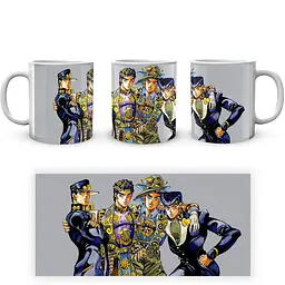 Кухоль GeekLand Неймовірні пригоди ДжоДжо JoJo's Bizarre Adventure Джотаро та Джоске У костюмах JJ 02.576 330 мл білий - мініатюра 3