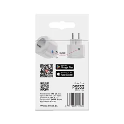 Розумна розетка WIFI P5533 GoSmart, ZigBee 3.0, IP44 EMOS (P5533) - мініатюра 10