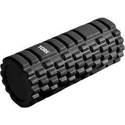 Масажний ролик для йоги та фітнесу York Fitness EVA 33,6 х 14,4 см чорний