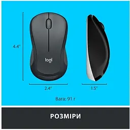 Комплект бездротовий Logitech MK540 Black USB - мініатюра 9