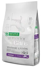 Сухий корм Nature's Protection Superior Care White Dogs Grain Free Junior All Breeds 10 кг для цуценят
