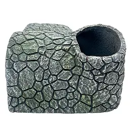 Декорація Hobby Cracked Rock Cave 2 19x14x8 см для акваріума і тераріуму (41793) - мініатюра 3
