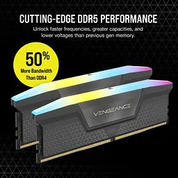 Модуль пам'яті для комп'ютера DDR5 96GB (2x48GB) 6000 MHz Vengeance RGB Grey Corsair (CMH96GX5M2E6000Z36) - мініатюра 6