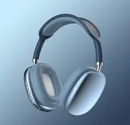 Навушники бездротові стерео Pro P9 max накладні Сині - мініатюра 2