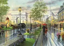 Пазл Art Puzzle Весняна прогулянка Париж 1000 ел. (4225) - мініатюра 2