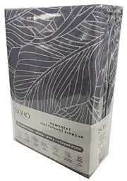 Комплект постільної білизни Soho Сімейний 150х200 см Leaves Grey - мініатюра 5