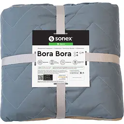 Набір Sonex Bora Bora: декоративне покривало 220х240 см + 2 наволочки 50х70 см коричневий з сірим (SO102399) - мініатюра 12