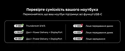 Док-станція USB-C UGREEN Revodok Pro CM880 хаб 7 в 1 сірий (75774) - мініатюра 8