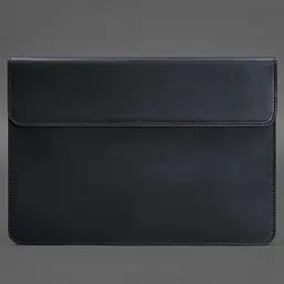 Шкіряний чохол-конверт BlankNote на магнітах для MacBook 15-16 дюйм Синій Crazy Horse - мініатюра 3