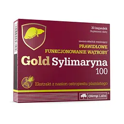 Екстракт розторопші Olimp Sport Nutrition Gold Sylimaryna 100, 30 капсул для підтримки печінки