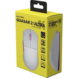 Миша Hator Quasar 2 Ultra 4K Wireless White/Lilac (HTM571WL) [116897] - мініатюра 7
