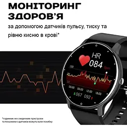 Смарт-годинник чоловічий Uwatch Classic Black (2674) - мініатюра 5
