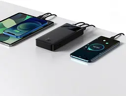 Зовнішній акумулятор Baseus Bipow Digital Display 15 W 20000 mAh (PPDML-J01) Чорний - мініатюра 8