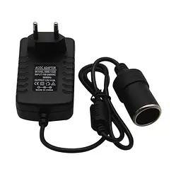 Перехідник розетка Wuw 220V на прикурювач 24W 12V/2A 1 м Black (31681_2907798)