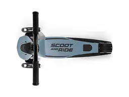 Дитячий самокат Scoot And Ride Highwaykick 5 LED Steel (SR-190117-STEEL) - мініатюра 2