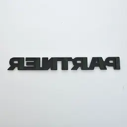 Емблема буквене позначення Partner скотч 280 x 34 мм - мініатюра 2