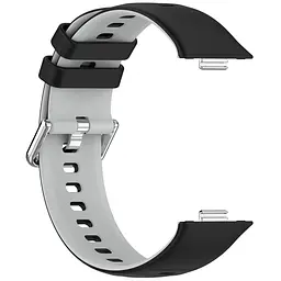 Ремінець ArmorStandart для Huawei Watch Fit 3 / 4 / 4 Pro Black Grey (ARM89072) - мініатюра 4