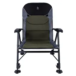 Розкладне крісло Bo-Camp Pike Black/Grey/Green (1204110), темно-зелене - мініатюра 6