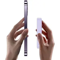 Портативна батарея Baseus Magnetic Mini Wireless Quick Charging 10000 mAh 20W PPCX110105 Purple - мініатюра 4