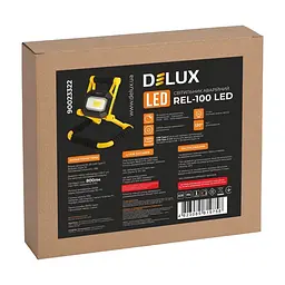 Прожектор Delux REL- 100 (3.7V 2200mAh) LED COB 10W 6500K IP54 (90023322) - мініатюра 5