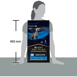 Сухий дієтичний корм для цуценят та дорослих собак Purina Pro Plan Veterinary Diets DRM Dermatosis для підтримання функції шкіри при дерматозах та надмірному випадінні шерсті 3 кг - мініатюра 4