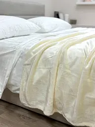Плед Ecotton 150х220 см Well Soft світло-молочний (11-9608 Coconut milk) (24916)