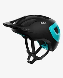 Велошлем POC Axion SPIN M/L Чорний-Блакитний