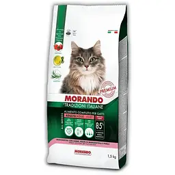 Сухий корм для котів Morando Tradizioni зі свининою, горохом та буряком 1.5 кг
