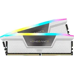 Модуль пам'яті DDR5 Corsair Vengeance RGB 2x16GB 6400MHz White [CMH32GX5M2B6400Z32W] [150012]