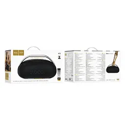 Портативна колонка HOCO HT2 Melody portable BT speaker Black (6942007672153) - мініатюра 2