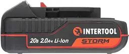 Акумулятор до електроінструмента Intertool 20V 2Ah (WT-0340) [89166] - мініатюра 2