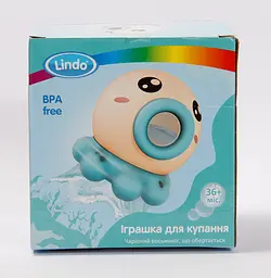 Іграшка розвиваюча Lindo для купання, блакитний (P 272) - мініатюра 3