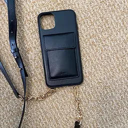 Чохол шкіряний із знімним ремінцем та кишенею Sonix Leather Crossbody Wallet для iPhone 11 Pro Max/XS Max Black - мініатюра 6