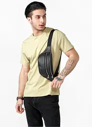 Чоловіча сумка бананка Sambag Tirso BTS чорний 31 × 12 × 5 см (81333001m) - мініатюра 7
