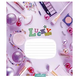 Зошит учнівський "Lucku Vibes" 024-3360K-4 в клітинку, 24 аркуша