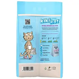 Бентонітовий наповнювач для котячого туалету KikiKat Cat Litter Cleany, 5 л - мініатюра 2