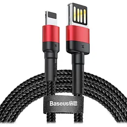 Кабель Baseus Cafule Lightning Special Edition 2.4A (1m) red/black (CALKLF-G91)