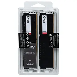 Модуль пам'яті для комп'ютера DDR5 16GB (2x8GB) 6000 MHz Beast Kingston Fury (ex.HyperX) (KF560C36BBEK2-16) - мініатюра 6