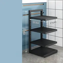 Кухонна полиця для зберігання каструль, 3 рівні Kitchen shelf for storing pots / Полиця на кухню для посуду - мініатюра 4