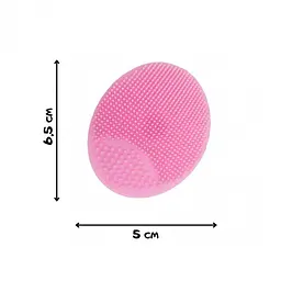 Силіконова мочалка для купання новонароджених Mega Zayka MGZ-0923(PInk) - мініатюра 2