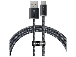 Кабель BASEUS Fast Charging Data Cable USB to Type-C 100W 1m Slate Gray (CALD000616)